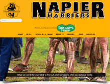 Tablet Screenshot of napierharriers.co.nz